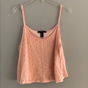Forever 21 lace crop top